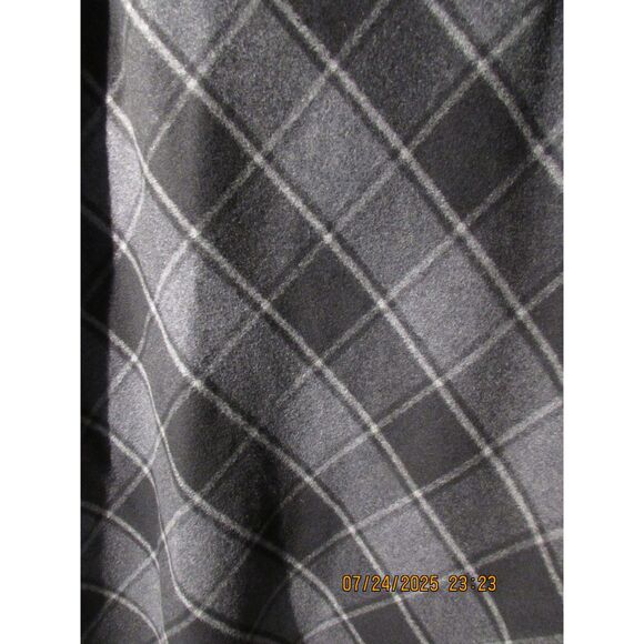 Valerie by Valerie Stevens Wool skirt long size 10 women's lined black gray - Picture 8 of 8